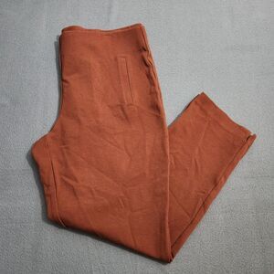 Chico's Women 2 US 12 Dark Orange Pull On Ankle Dress Pants